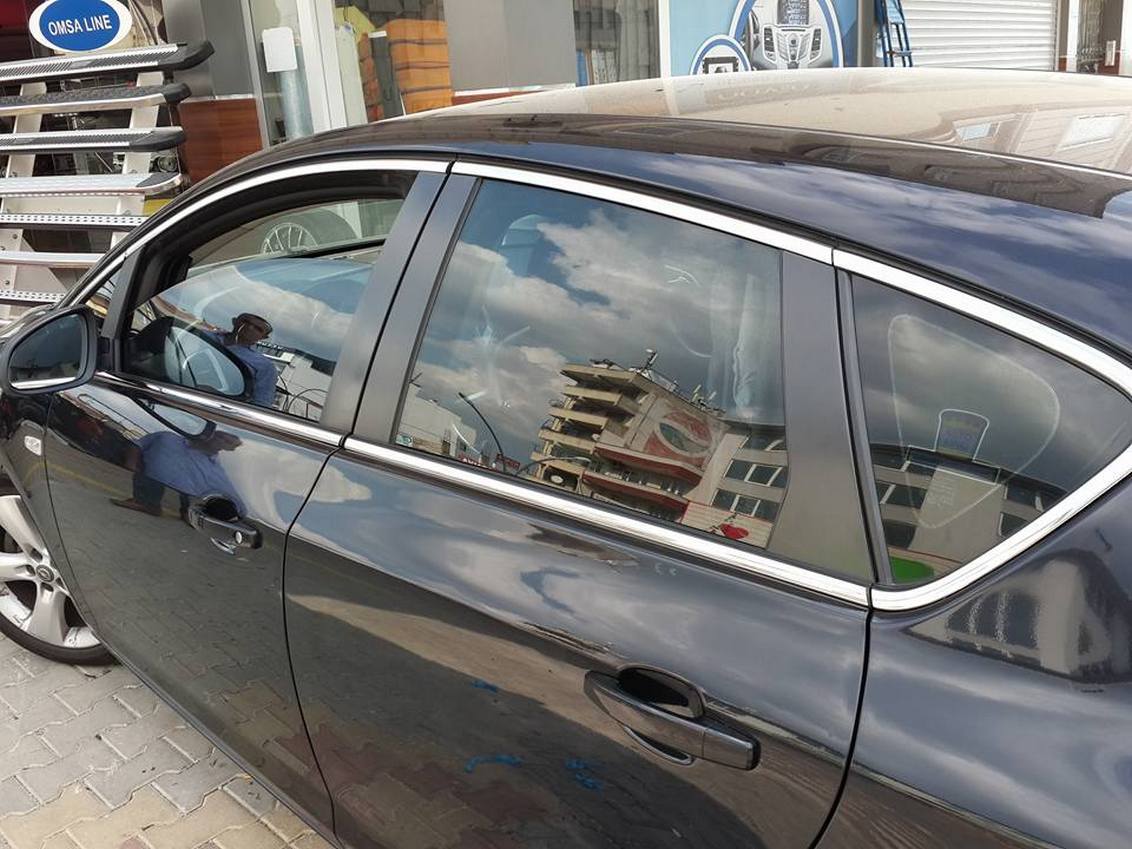 Opel Astra J Sedan Krom Cam Çerçevesi 12 Parça P.Çelik (2012 Ve Üstü)